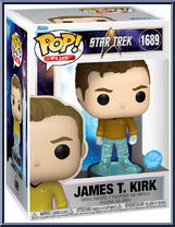 James T. Kirk (Transporter) (Glitter) from Star Trek - Pop! Plus manufactured by Funko [Front]