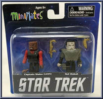 Captain Sisko (Vest) / Gul Dukat from Star Trek - Minimates - 2013 Wave manufactured by Diamond Select [Front]