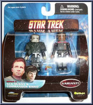 Gul Dukat / Sisko (Variant) from Star Trek - Minimates - 2" Scale - Series 5 manufactured by Diamond Select [Front]