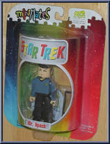 Mr. Spock from Star Trek - Minimates - 3" Scale - Series 1 - Carded manufactured by Diamond Select [Front]