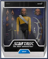 Lieutenant Worf from Star Trek - Next Generation - Ultimates manufactured by Super7 [Front]