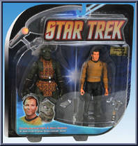 Arena (Battle-Scarred Kirk / Gorn Captain) from Star Trek - Original Series - Dilithium Collection manufactured by Diamond Select [Front]