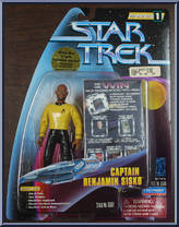 Benjamin Sisko from Star Trek - Warp Factor - Series 1 manufactured by Playmates [Front]