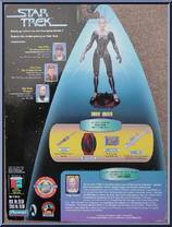 Borg Queen from Star Trek - Warp Factor - Series 5 manufactured by Playmates [Back]