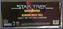 Klingon Great Hall from Star Trek - Warp Factor - Strike Force manufactured by Playmates [Bottom]