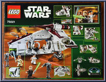 Republic Gunship from Star Wars - Attack of the Clones - Basic Series manufactured by Lego [Back]