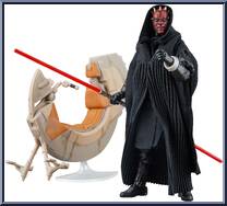 Darth Maul & Sith Speeder from Star Wars - Black Series (2020) - Phantom Menace manufactured by Hasbro [Loose]