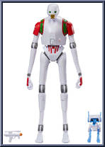 KX Security Droid (Holiday Edition) from Star Wars - Black Series (2020) - Holiday manufactured by Hasbro [Loose]