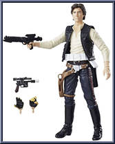 Han Solo from Star Wars - Black Series - 40th Anniversary - A New Hope manufactured by Hasbro [Loose]