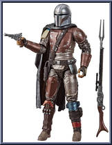 Mandalorian from Star Wars - Black Series - 40th Anniversary - Carbonized Graphite manufactured by Hasbro [Loose]