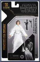 Princess Leia Organa from Star Wars - Black Series - Archive - Basic Series manufactured by Hasbro [Front]