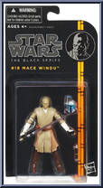 Mace Windu from Star Wars - Black Series - Orange - 3.75" Scale manufactured by Hasbro [Front]