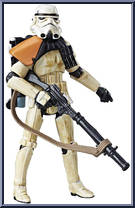 Sandtrooper from Star Wars - Black Series - Red - 3.75" Scale - Wal-Mart manufactured by Hasbro [Loose]