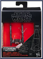 Kylo Ren's Command Shuttle (Black) from Star Wars - Black Series - Titanium - Vehicles manufactured by Hasbro [Front]
