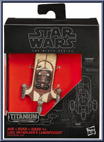 Luke Skywalker's Landspeeder from Star Wars - Black Series - Titanium - Vehicles manufactured by Hasbro [Front]