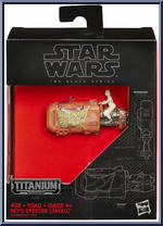 Rey's Speeder (Jakku) from Star Wars - Black Series - Titanium - Vehicles manufactured by Hasbro [Front]