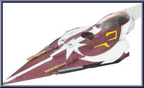 Ahsoka Tano's Jedi Starfighter from Star Wars - Clone Wars (2008) - Vehicles manufactured by Hasbro [Loose]
