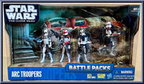 Arc Troopers from Star Wars - Clone Wars (2008) - Battle Packs manufactured by Hasbro [Front]