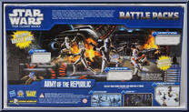 Army of the Republic from Star Wars - Clone Wars (2008) - Battle Packs manufactured by Hasbro [Back]