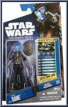 Cad Bane from Star Wars - Clone Wars (2008) - Battle Game Cards manufactured by Hasbro [Front]