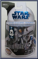 Captain Rex from Star Wars - Clone Wars (2008) - White / Blue Cards manufactured by Hasbro [Front]