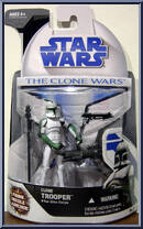 Clone Trooper (41st Elite Corps) from Star Wars - Clone Wars (2008) - White / Blue Cards manufactured by Hasbro [Front]