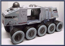 Clone Turbo Tank (with Tank Gunner) from Star Wars - Clone Wars (2008) - Vehicles manufactured by Hasbro [Loose]