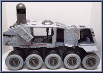 Clone Turbo Tank (with Tank Gunner) from Star Wars - Clone Wars (2008) - Vehicles manufactured by Hasbro [Loose]