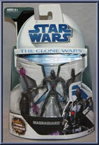 Magnaguard from Star Wars - Clone Wars (2008) - White / Blue Cards manufactured by Hasbro [Front]