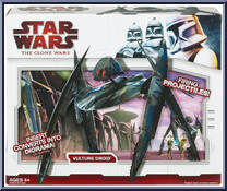 Vulture Droid from Star Wars - Clone Wars (2008) - Vehicles manufactured by Hasbro [Front]