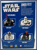 Jango Fett from Star Wars - Banks manufactured by Diamond Select [Back]
