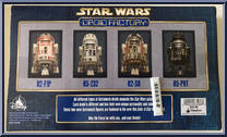R2-F1P / R5-232 / R2-S8 / R5-PHT from Star Wars - Disney Parks - Droid Factory manufactured by Disney [Back]