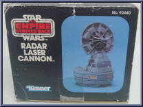 Radar Laser Cannon from Star Wars - Empire Strikes Back - Accessories manufactured by Kenner [Top]