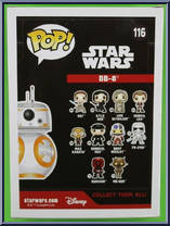 BB-8 from Star Wars - Force Awakens - Pop! Vinyl Figures manufactured by Funko [Back]