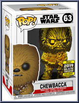 Chewbacca (Gold Chrome) from Star Wars - Force Awakens - Pop! Vinyl Figures manufactured by Funko [Front]