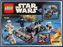 First Order Transport Speeder Battle Pack from Star Wars - Force Awakens - Basic Series manufactured by Lego [Back]