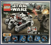 Millennium Falcon Microfighter from Star Wars - Force Awakens - Microfighters manufactured by Lego [Back]