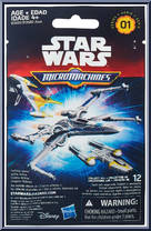 Tie Fighter (Blue) from Star Wars - Force Awakens - Micro Machines - Blind Bags - Wave 1 manufactured by Hasbro [Front]