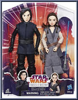 Rey of Jakku / Kylo Ren from Star Wars - Forces of Destiny - Basic Series manufactured by Hasbro [Front]