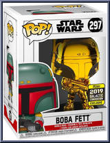 Boba Fett (Gold Chrome) from Star Wars - Pop! Vinyl Figures manufactured by Funko [Front]