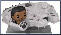 Lando Calrissian in the Millenium Falcon Action Figure