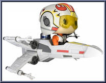 Luke Skywalker with X-Wing from Star Wars - Pop! Vinyl Figures manufactured by Funko [Loose]
