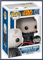 Unmasked Vader from Star Wars - Pop! Vinyl Figures manufactured by Funko [Front]