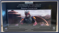 Boba Fett on Throne (Mandalorian) from Star Wars - Premier Collection manufactured by Gentle Giant [Back]