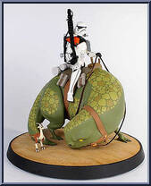 Sandtrooper on Dewback (Animated) from Star Wars - Maquettes manufactured by Gentle Giant [Loose]