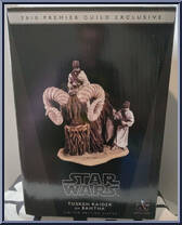 Tusken Raider on Bantha (Standing Raider) from Star Wars - Statues manufactured by Gentle Giant [Front]
