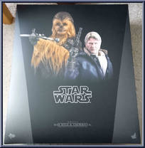 Han Solo & Chewbacca from Star Wars - A New Hope manufactured by Hot Toys [Front]