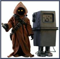 Jawa & EG-6 Power Droid from Star Wars - A New Hope manufactured by Hot Toys [Loose]