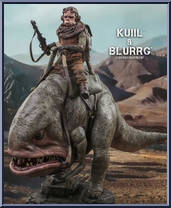 Kuiil & Blurrg from Star Wars - Mandalorian manufactured by Hot Toys [Loose]