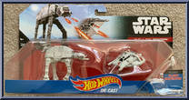 AT-AT vs. Rebel Snowspeeder from Star Wars - Hot Wheels Starships - 2-Packs manufactured by Mattel [Front]